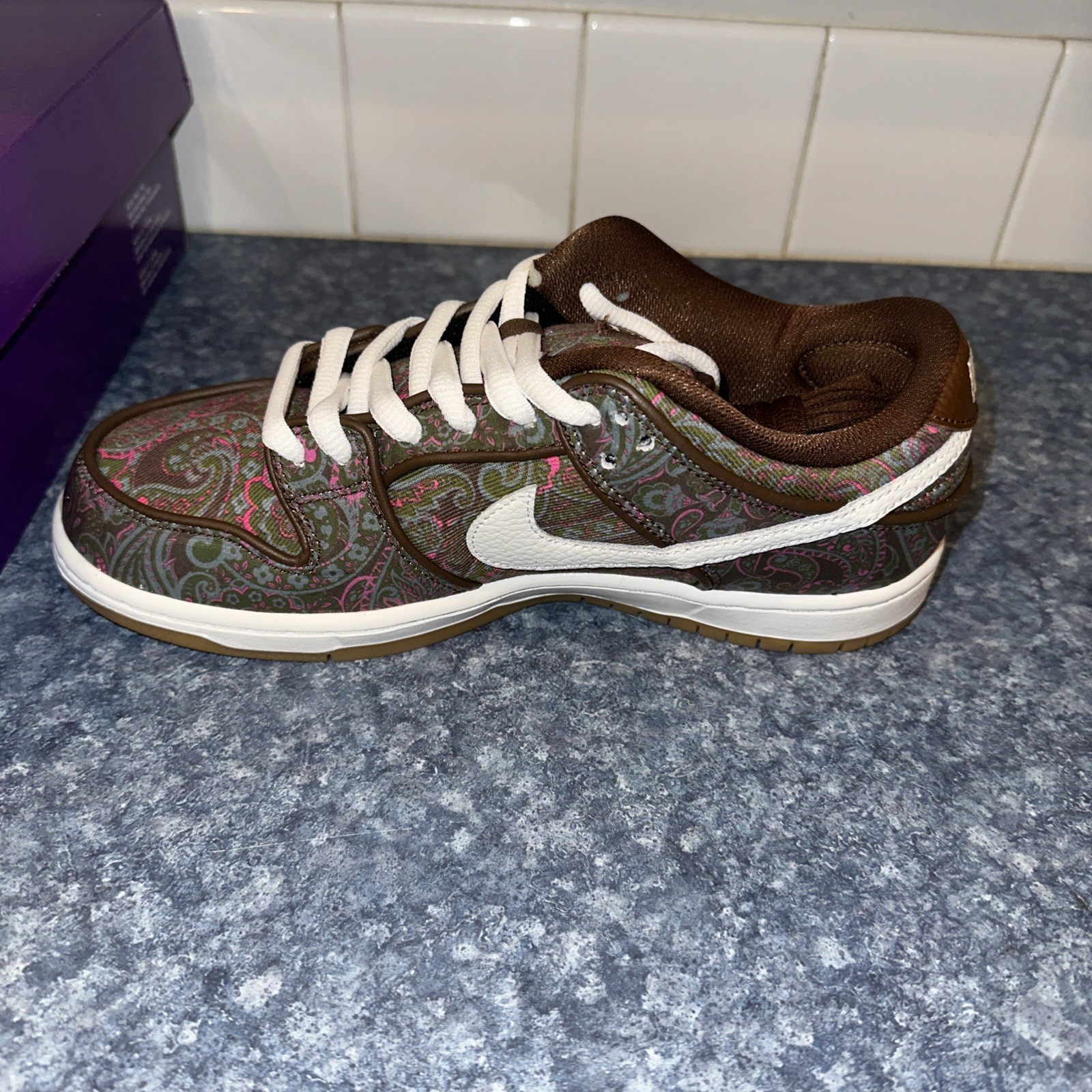 Size 8 – Nike SB Dunk Low Pro Paisley Brown