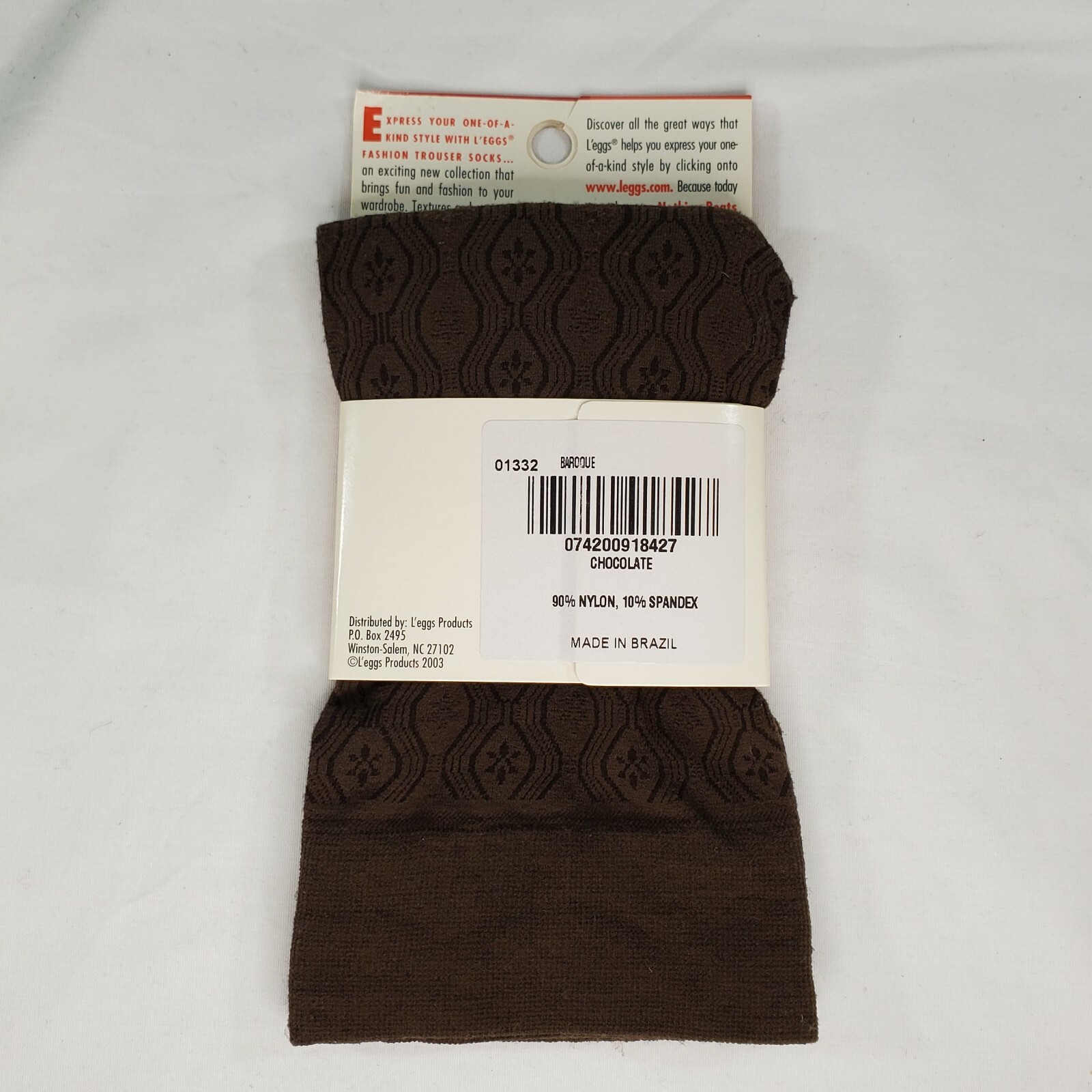 2 Pair L’eggs Ladies Trouser Knee-Hi Socks Shoe Sz 5-9 Brown Solid Patterned New