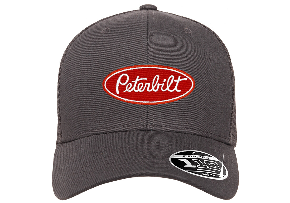 PETERBILT TRUCK Embroider TRUCKER SNAPBACK FLEXFIT 110M HAT *SHIPS IN A BOX ***