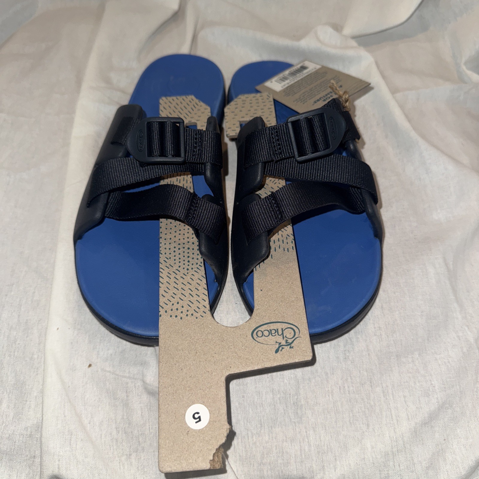 Chaco Unisex Big Kid CHILLOS Sandal, Active Blue, Sz 5, NWT