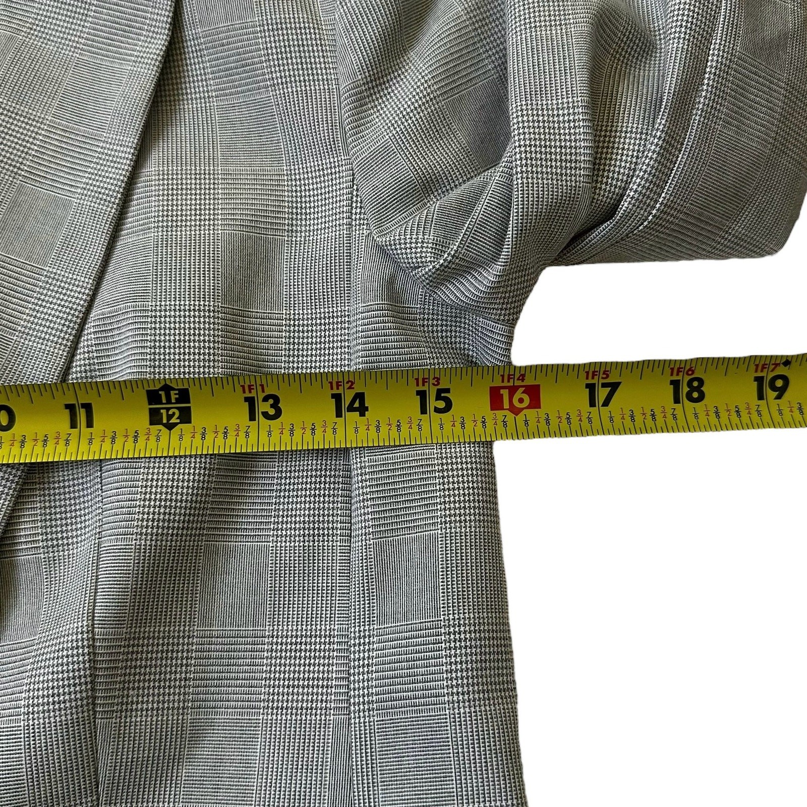 H&M Gray Plaid Lined Collared Blazer w/ Pockets Women Size 4 NWT | 28-11