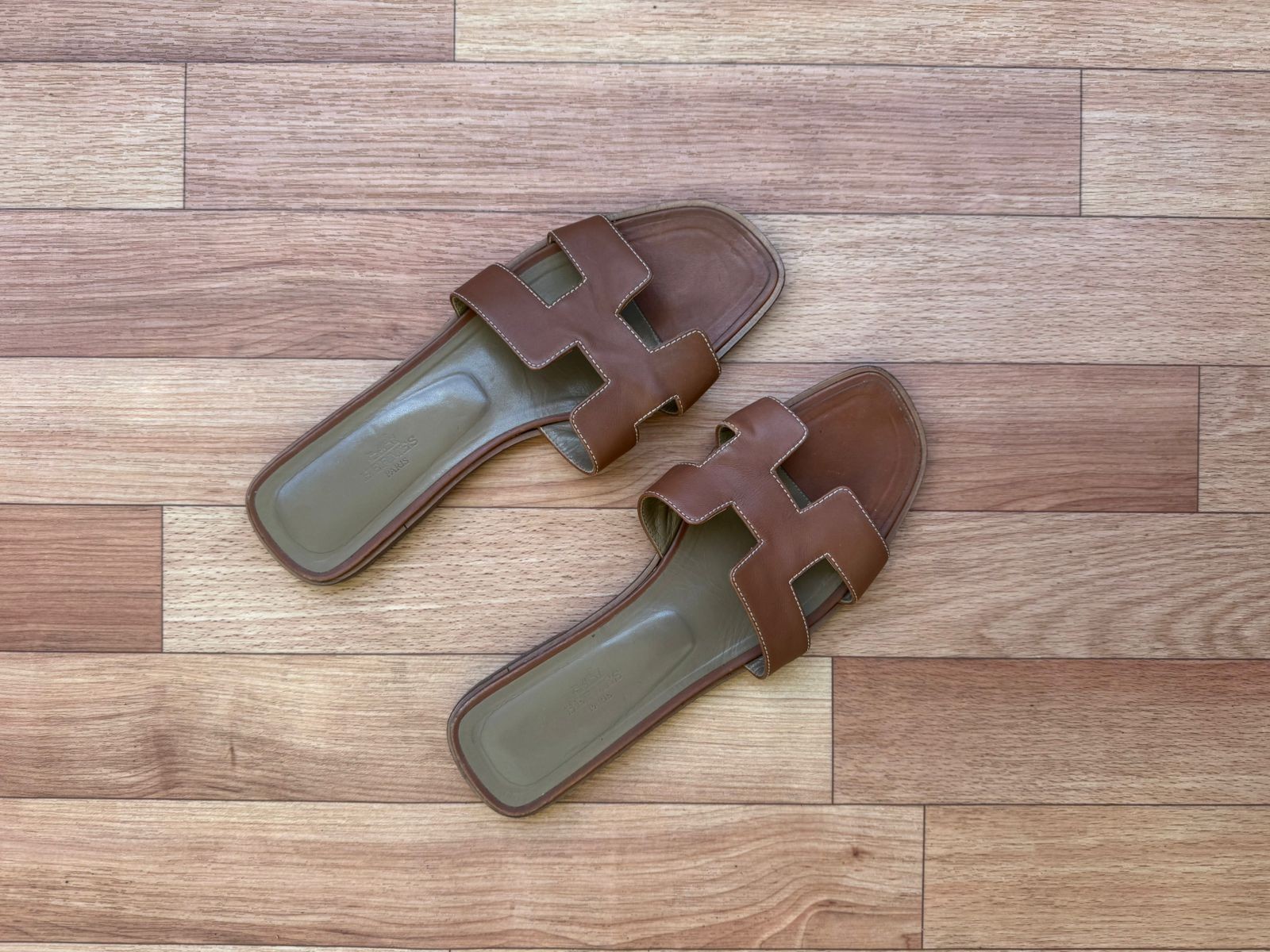 HERMES ORAN SANDALS WOMEN SIZE EU 41 , US 11 , UK 8