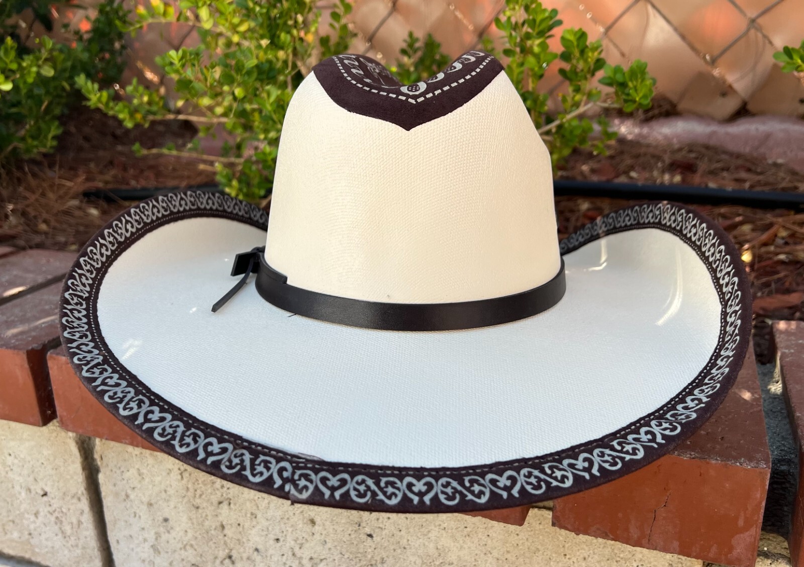 MEN’S WESTERN COWBOY RODEO HAT. RANCH STYLE COWBOY RIDING HAT. SOMBRERO VAQUERO