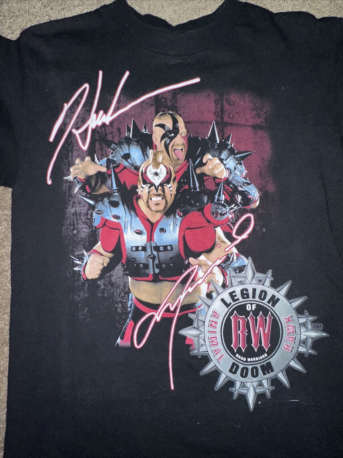 Vtg Legion of Doom Road Warriors Animal Hawk 1997 Men’s T-Shirt