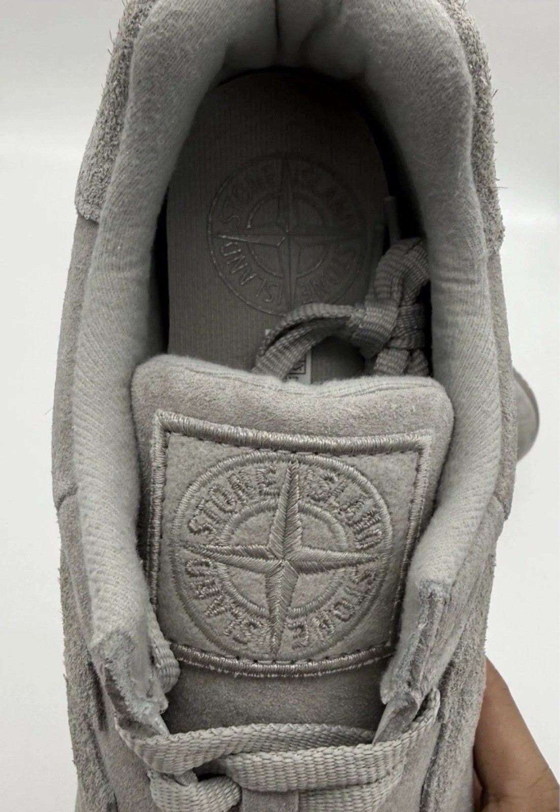 Stone Island x New Balance 574 Ghost Light Gray (2026) Men Size 12 U574BSSG.