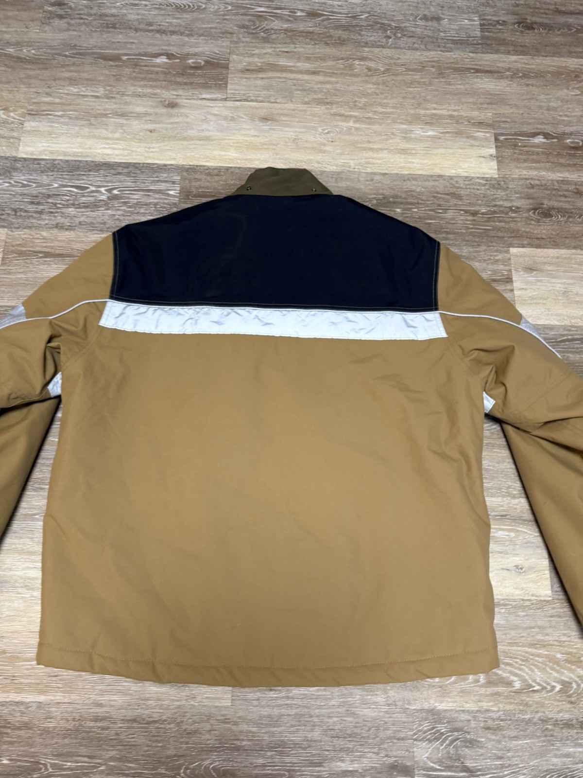 U-Haul Reflective Softshell Utility Waterproof Jacket Sz XL Quilted Coat EUC