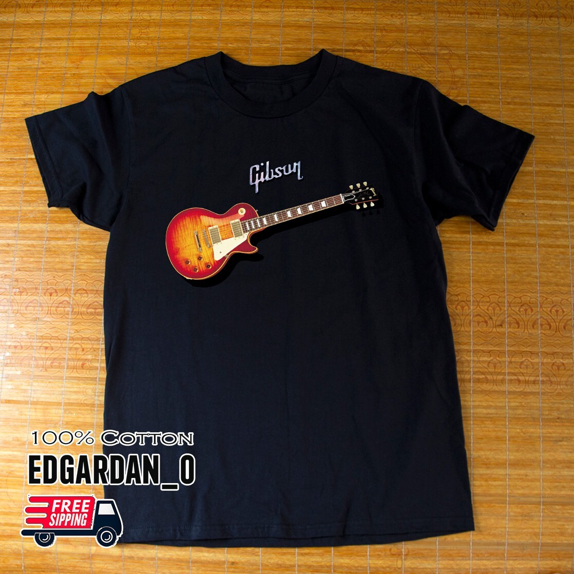 New Gibson Les Paul Guitar Music T-shirt Free Shipping (S-3XL)