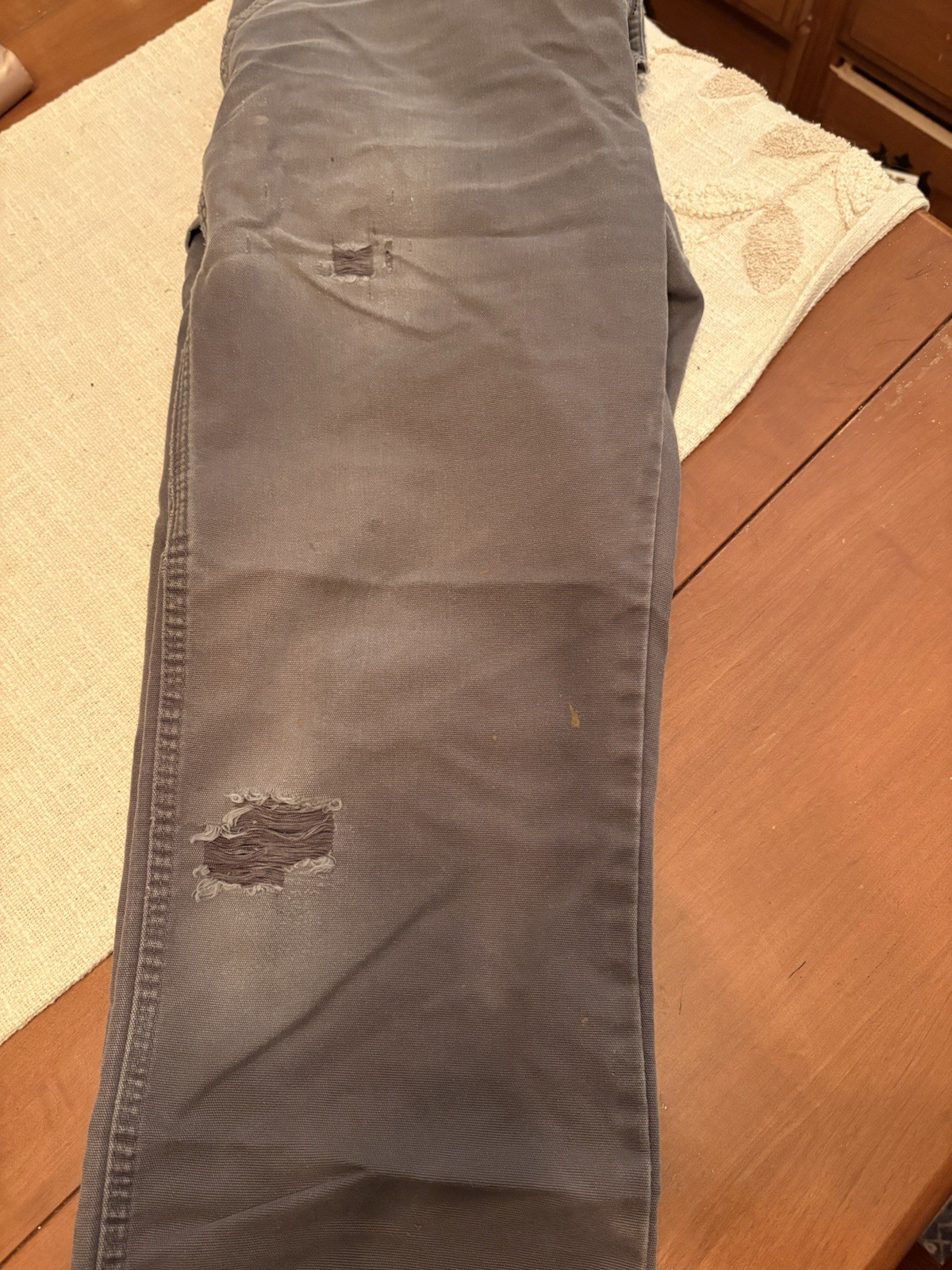 Dickies FLEX Men’s Work Pants 34×30 Gray Canvas Cotton Blend