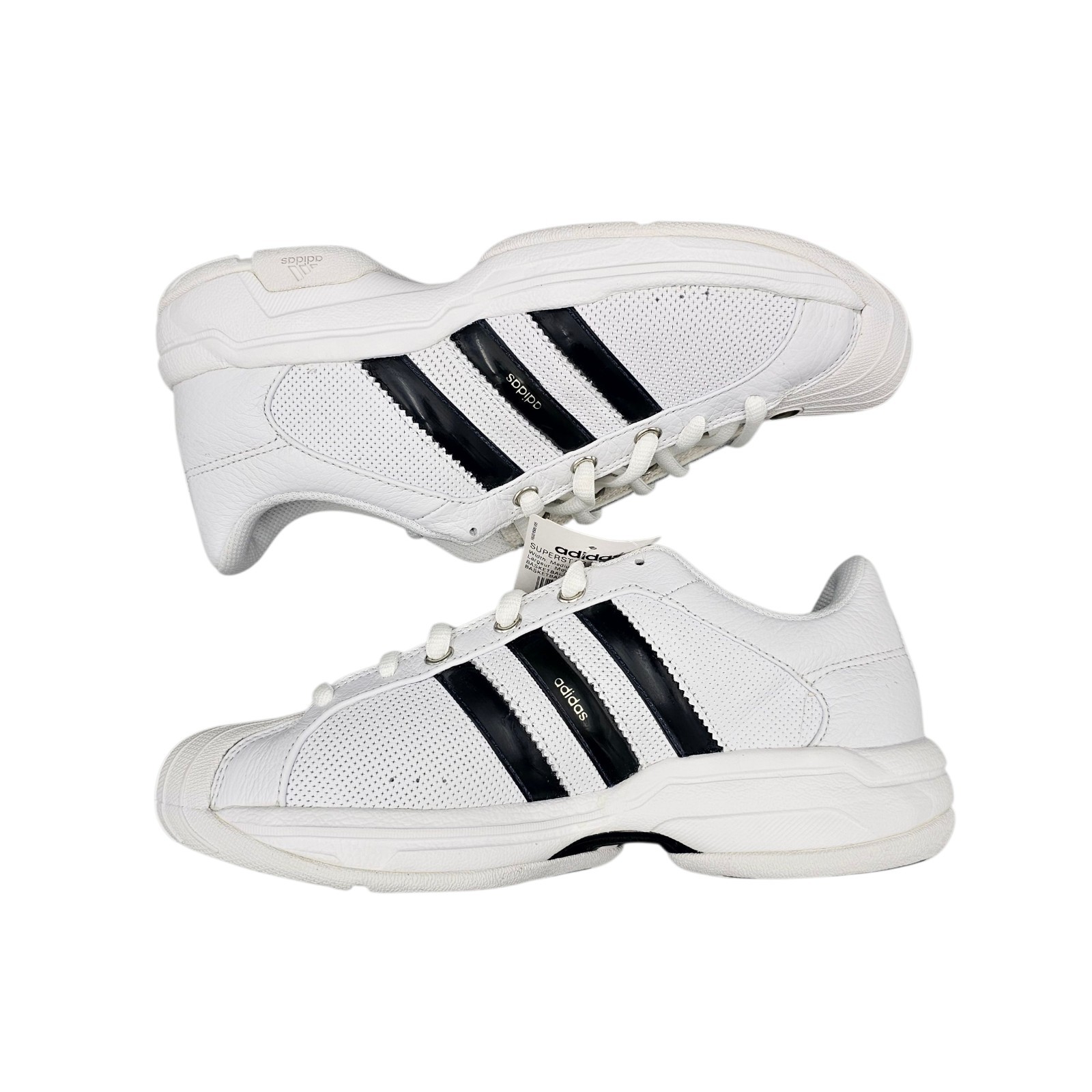 Adidas Men’s Size 8 US Deadstock ’09 Superstar 2G Ultra SS2G White Sneakers NIB