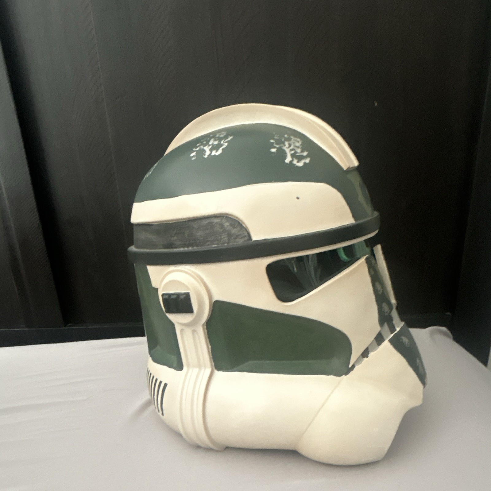 Star Wars Clone Trooper Full Face Helmet Mask, Green/White, Adult Unisex