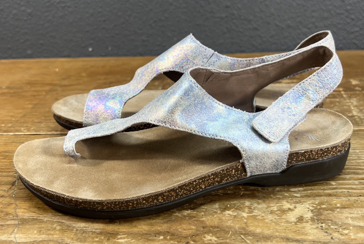 Dansko Women’s Reece Metallic Slingback Sandals Size 37 US 6.5