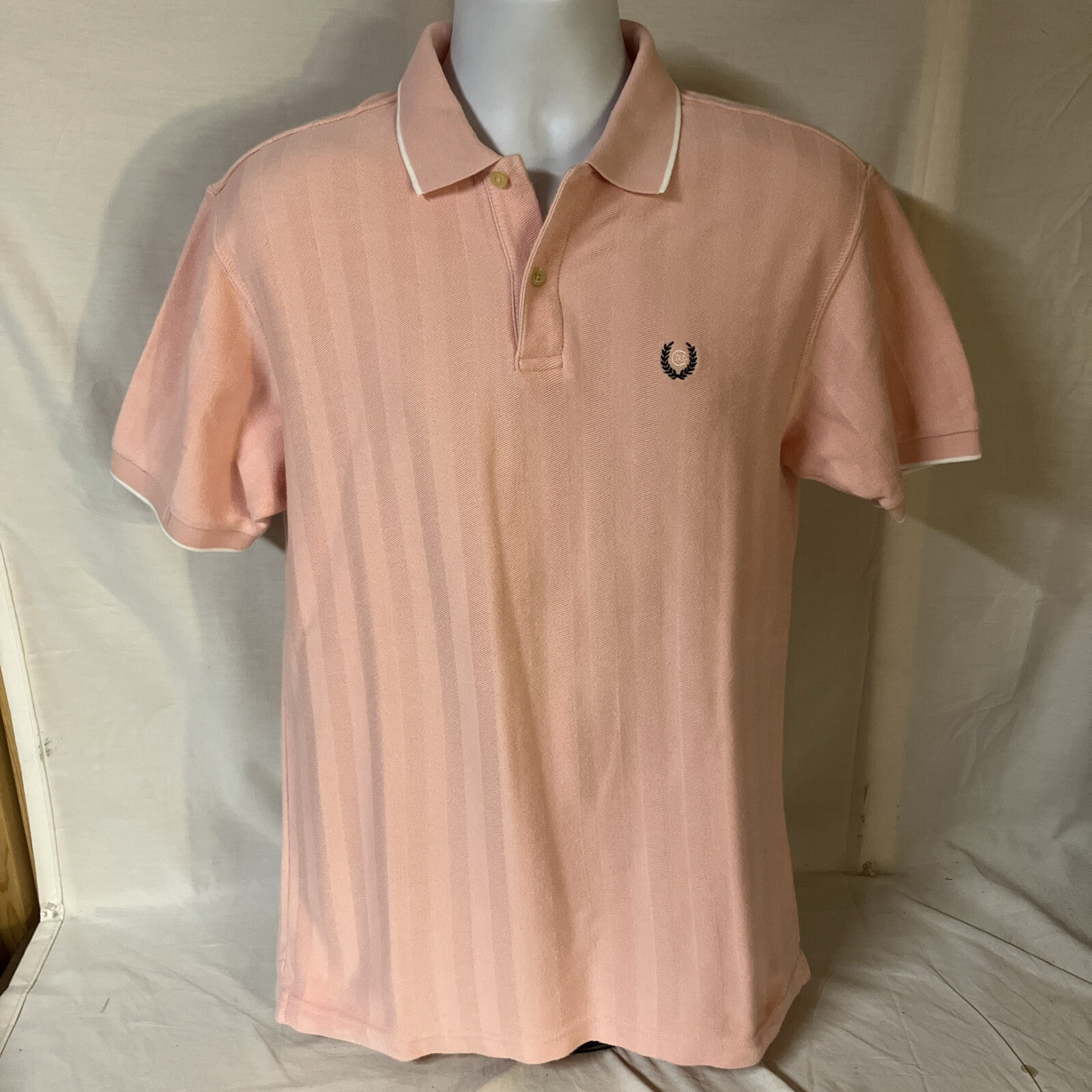 Chaps Mens Easy Care Shirt XL All Over Dog Print Cotton Blend Short Sleeve FS!