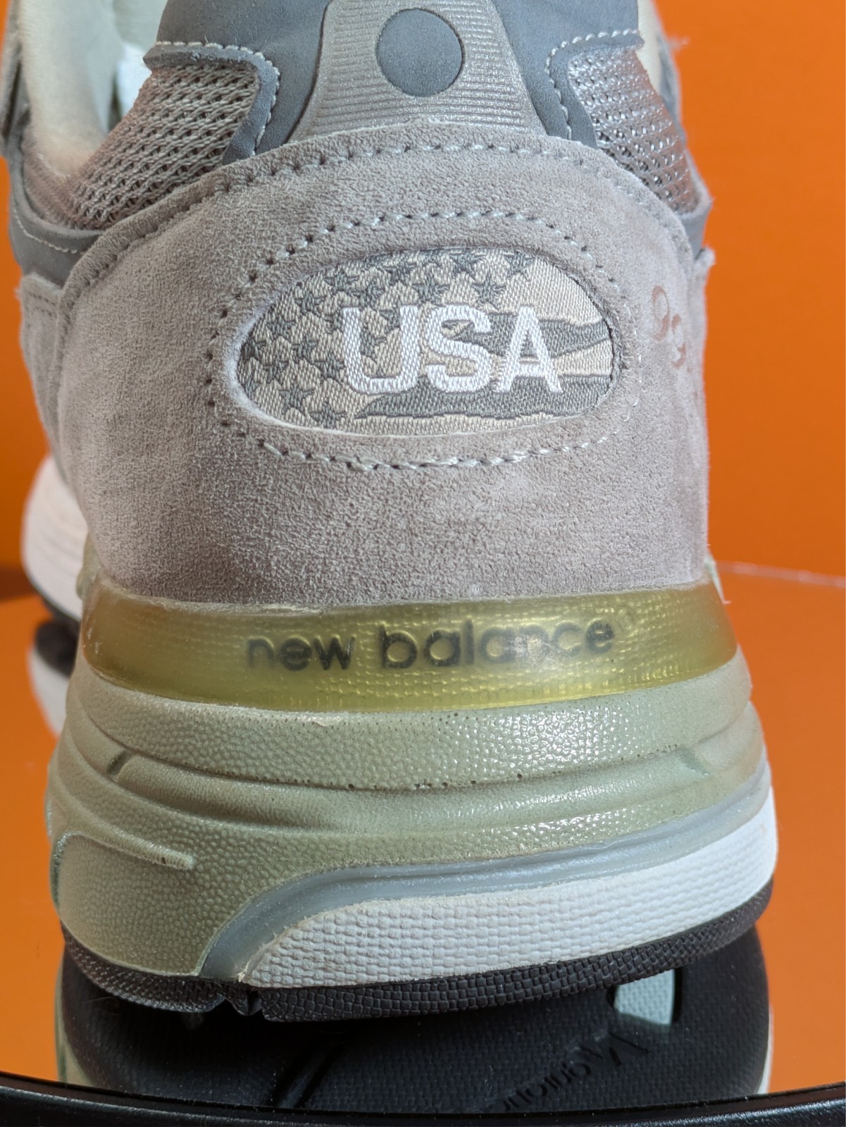 New Balance 993 MR993GL Heritage Gray Olive Made USA Men’s 8.5 D 2011