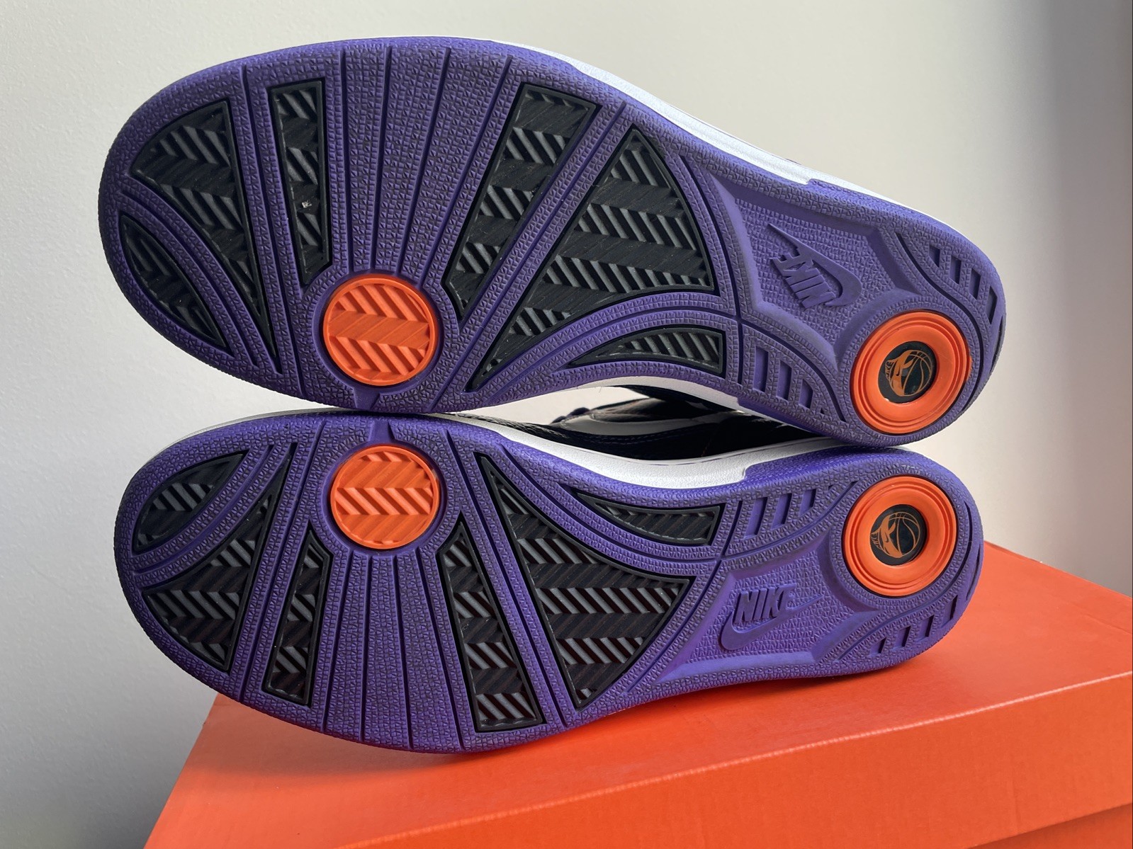 Nike Cradle Rock Low Black Purple Orange Steve Nash US Sz 8.5 Suns OG Box Rare