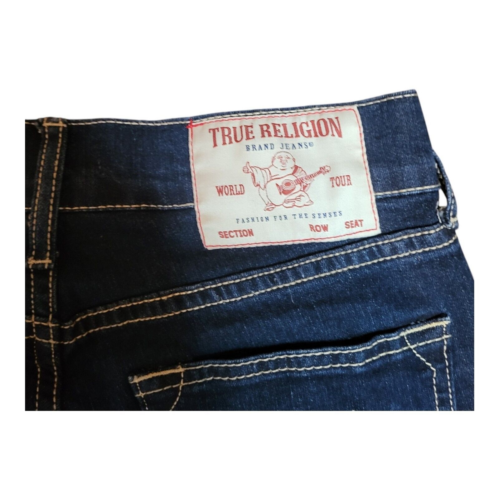 True Religion Jeans Mens 28 Geno NS Slim Dark Wash 28×31