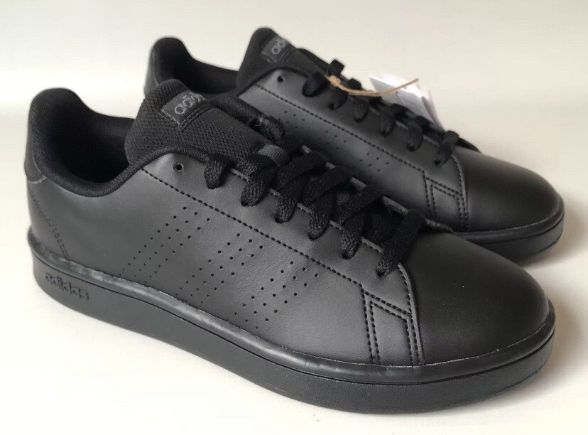 Adidas Advantage Base Triple Black Mens Shoes Athletic Sneakers GW9284 Multi Sz