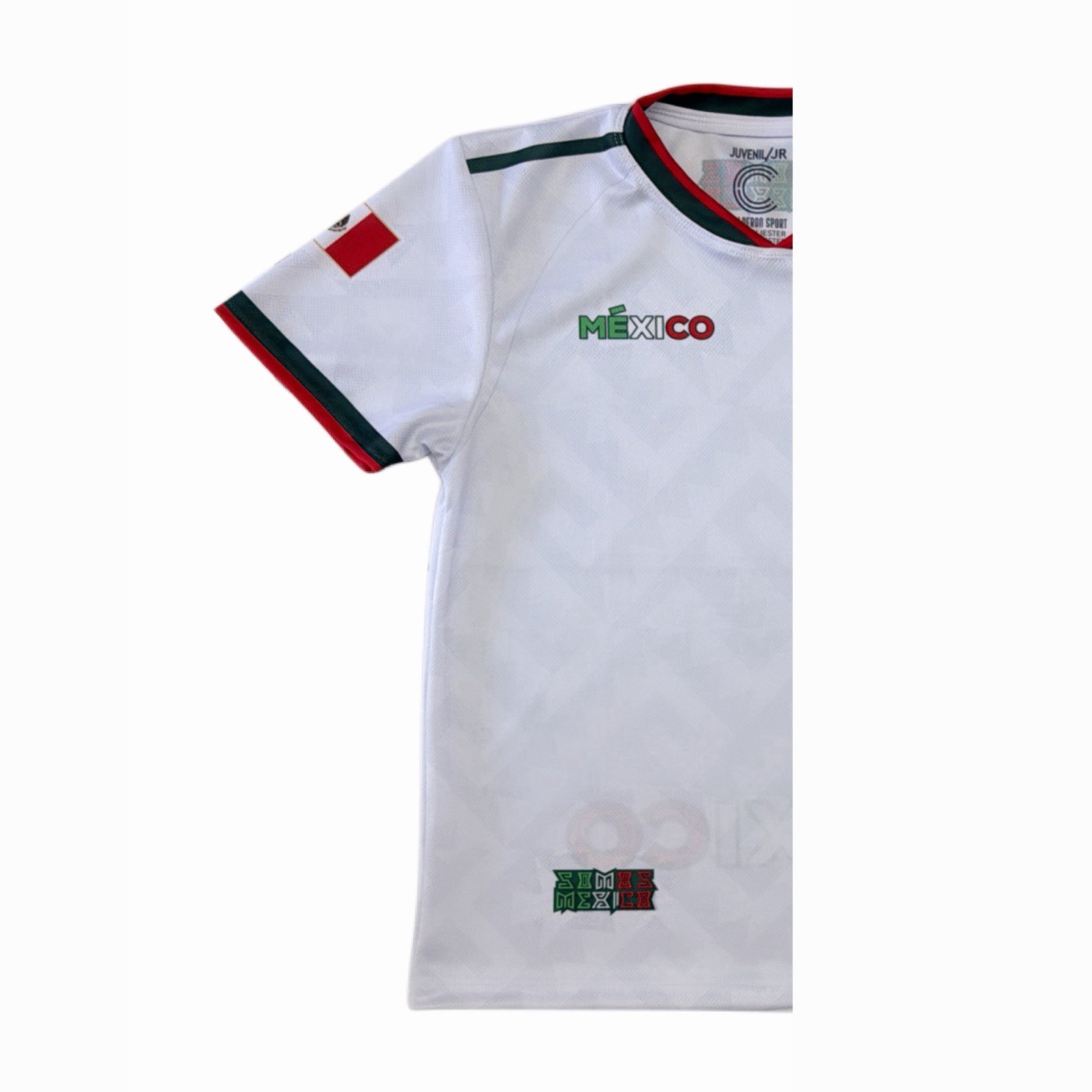 Playera Mexicana Blanca 2026 Unisex Adulto