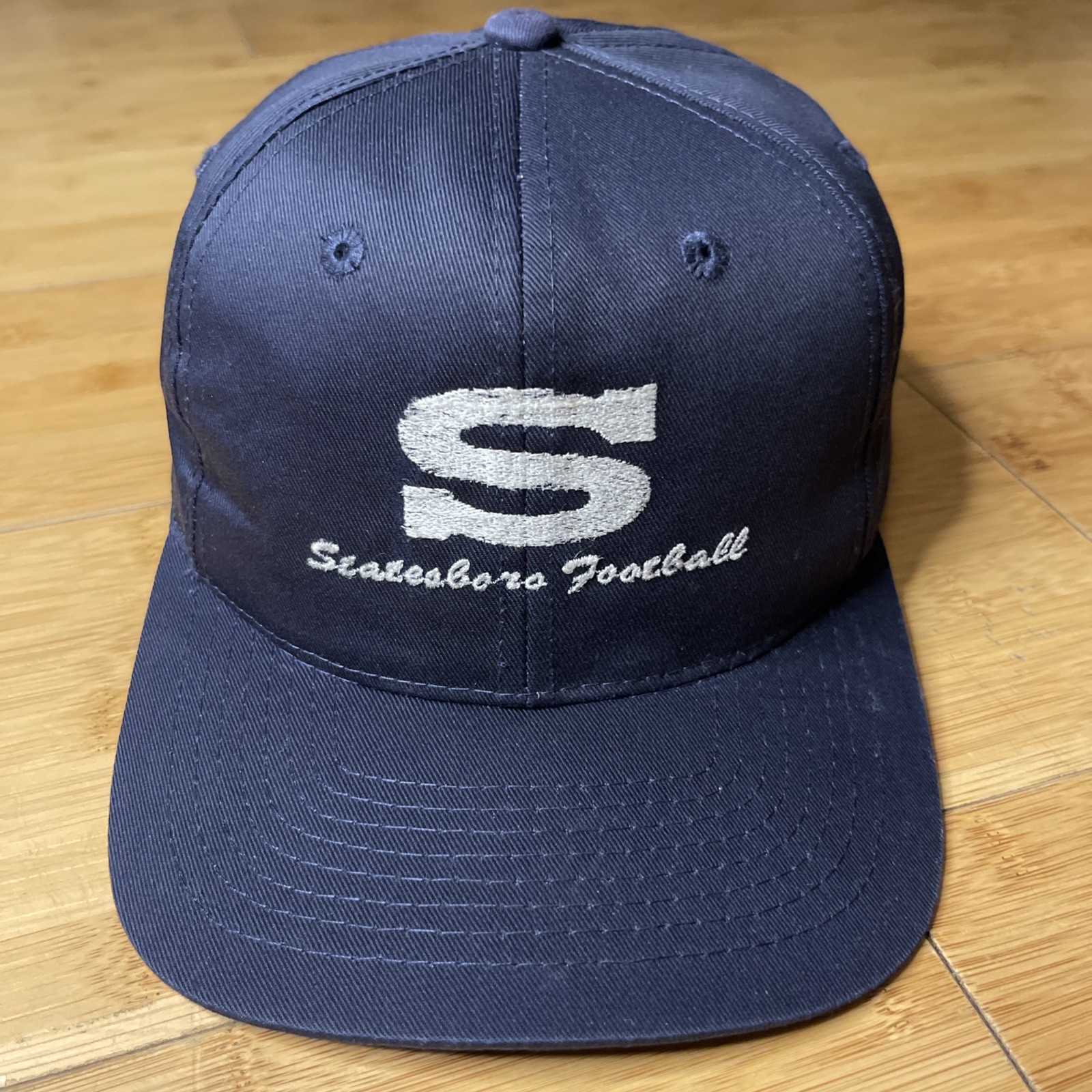 Vintage Statesboro Football Sports High School Snapback Hat Cap 90s GREAT/FIT