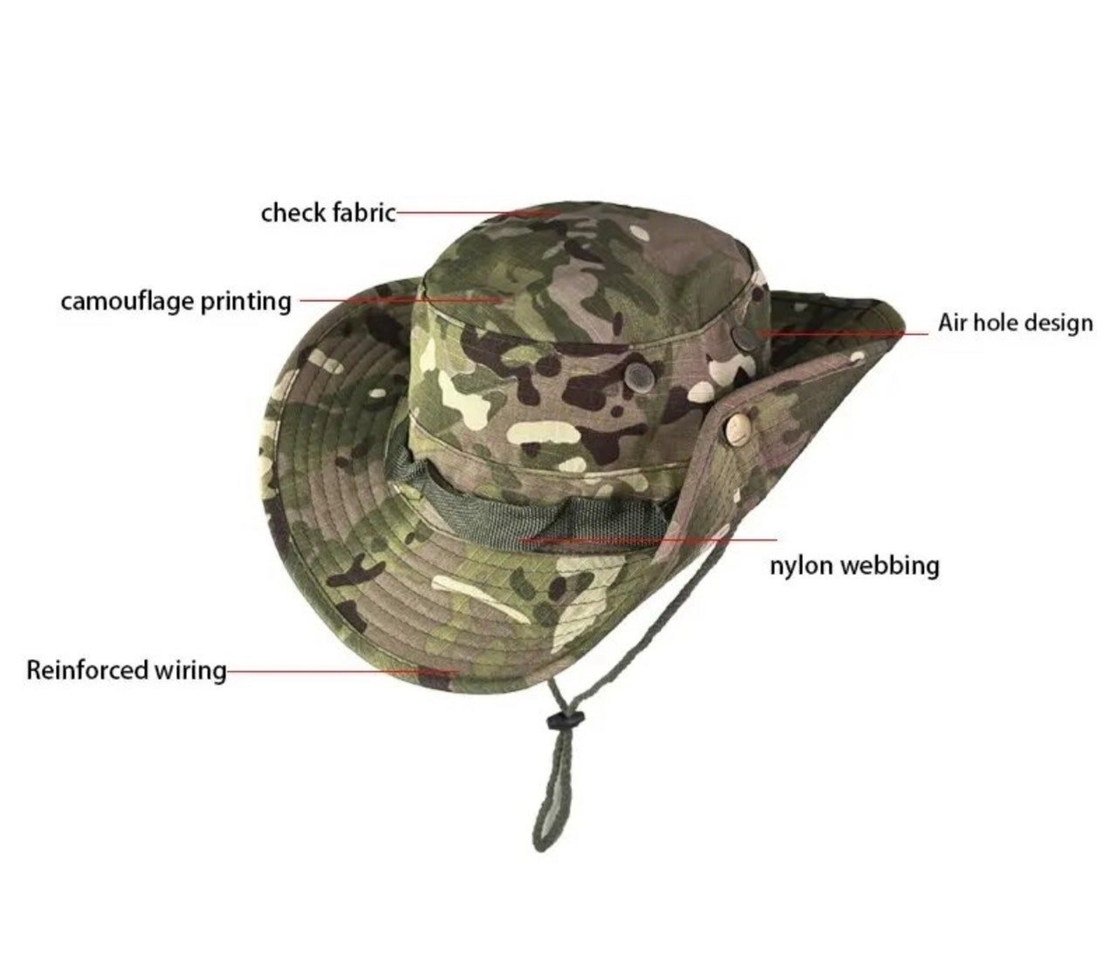 Tactical Camouflage Cap Military Hat Army Caps Men Women Outdoor Sports Sun Boon