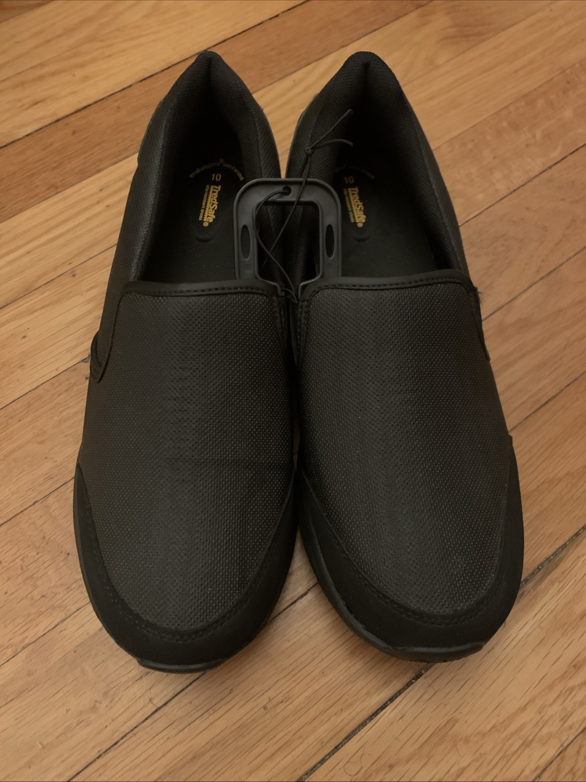 TREDSAFE – Black Sara II Slip-On & Slip Resistant Shoes – NEW! w Tags Size 10