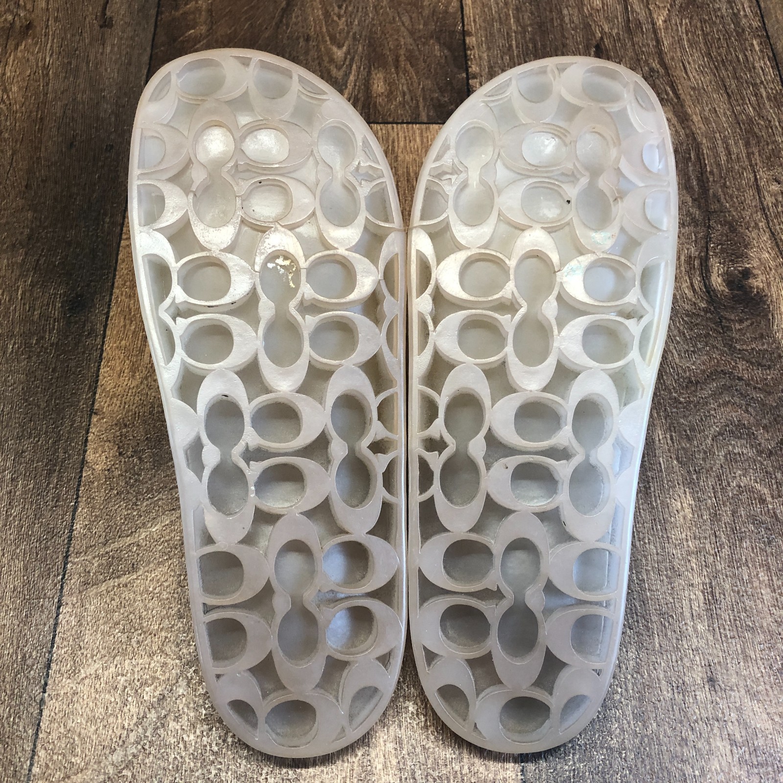 Coach Ulyssa Translucent Jelly Slides Sandals Women Size 11