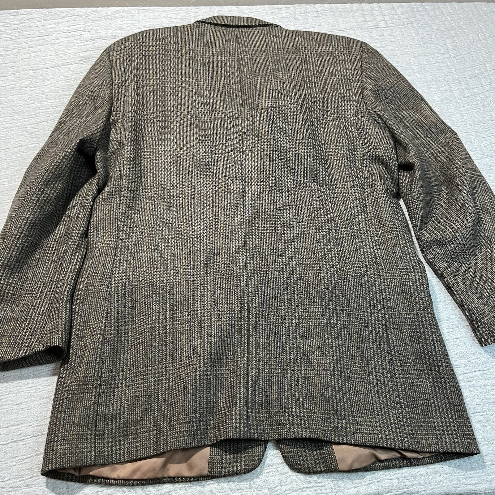 Gianfranco Ruffini 2-Button 100% Lambswool Sport Coat Mens 42-L Houndstooth