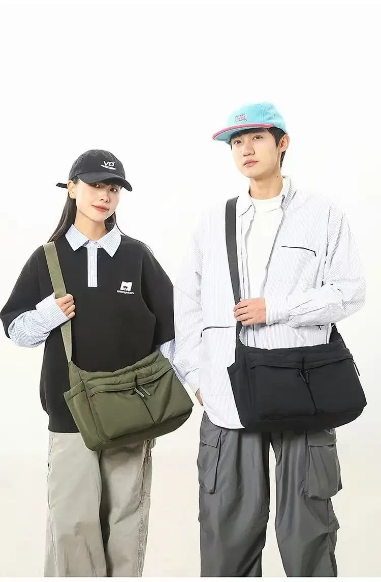 Uniqlo Multi Pocket Shoulder Bag 2 Colors Handbag For Men Messenger Bag