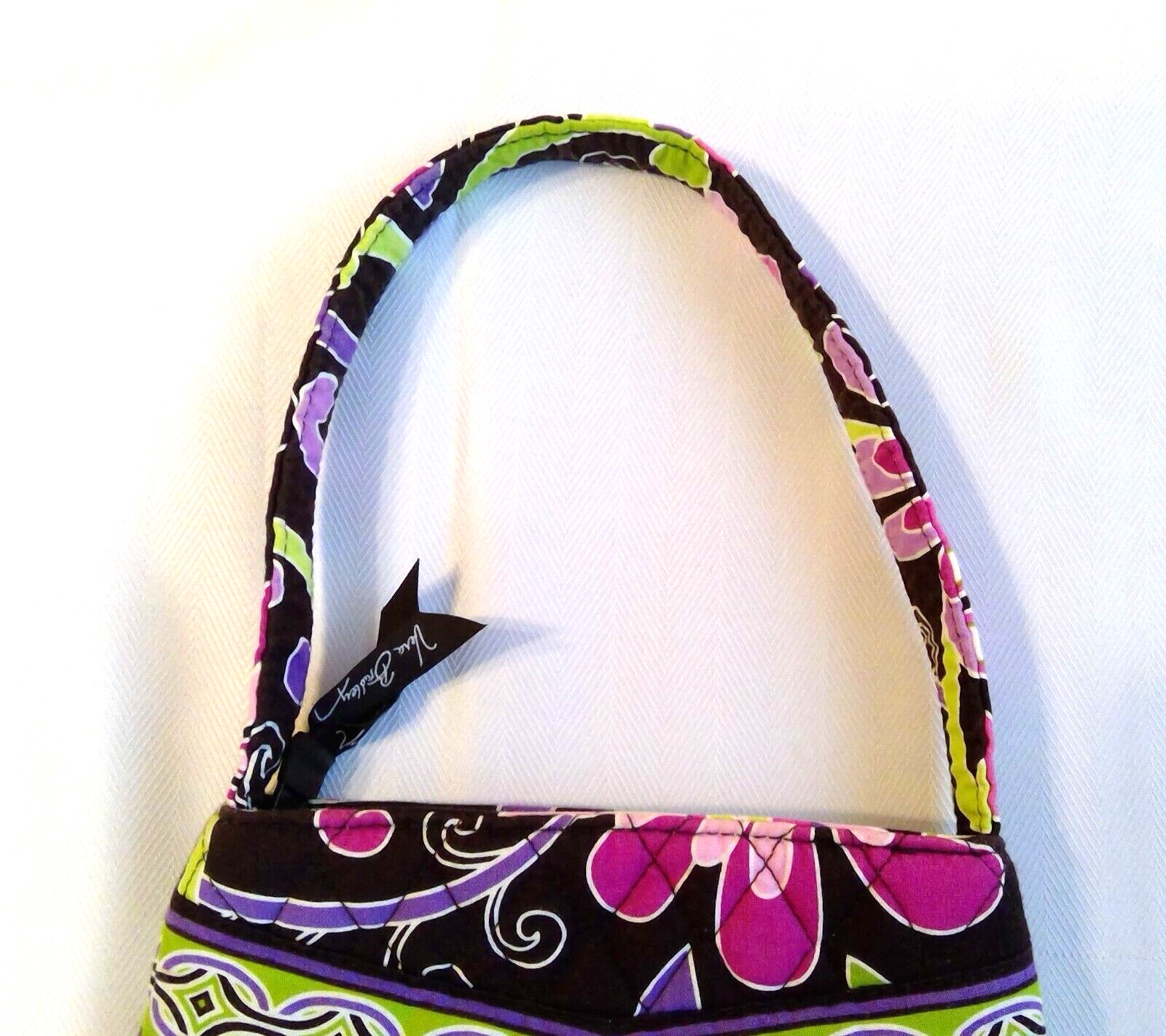 Vera Bradley Purple Punch (ret. 2011) Purse 7.75″T