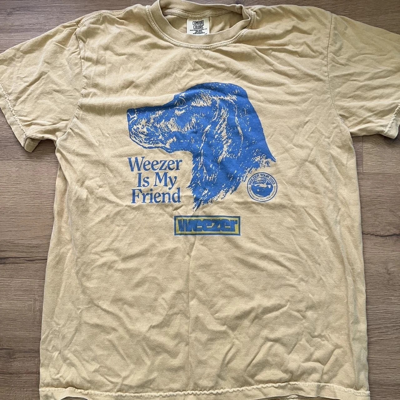 90s Weezer Rock Band Tour 2023 Graphic Basic T shirt Retro Style S-5XL