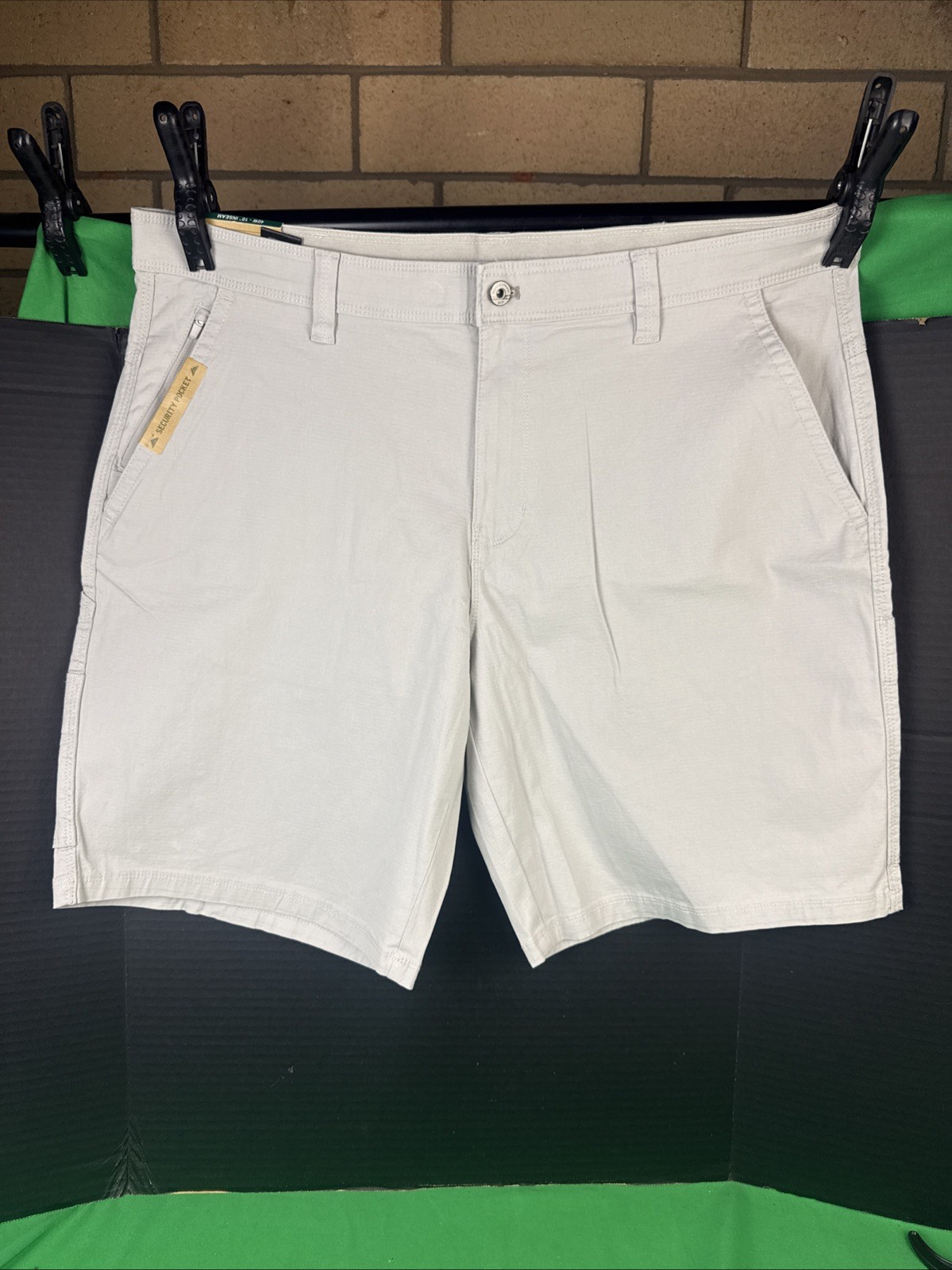 WP Weatherproof Men’s Ripstop Utility Short Size 40 Cream
