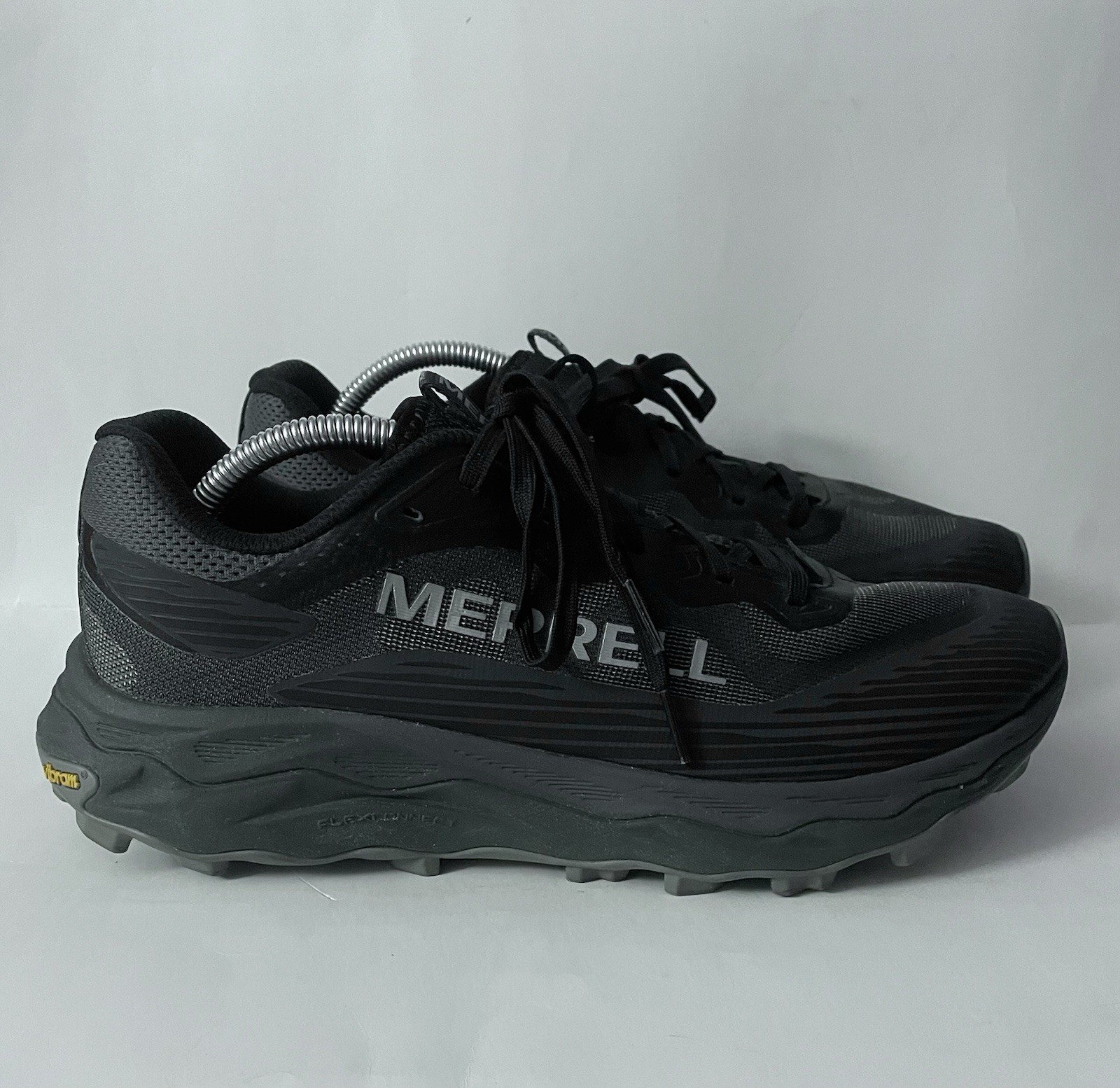 Merrell Agility Peak 6 Trail Runner Shoes Black/Gray Men’s Size 10.5W