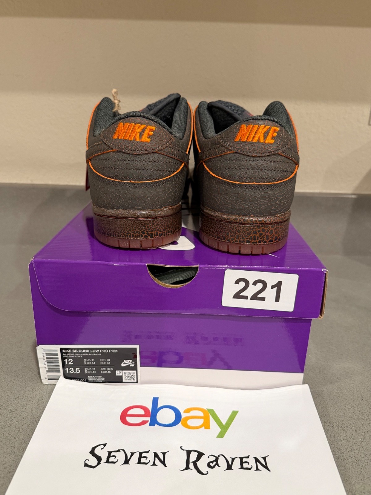 Nike Dunk Low SB Krampus HV1668-001 SIZE 12 BRAND NEW IN HAND LIMITED