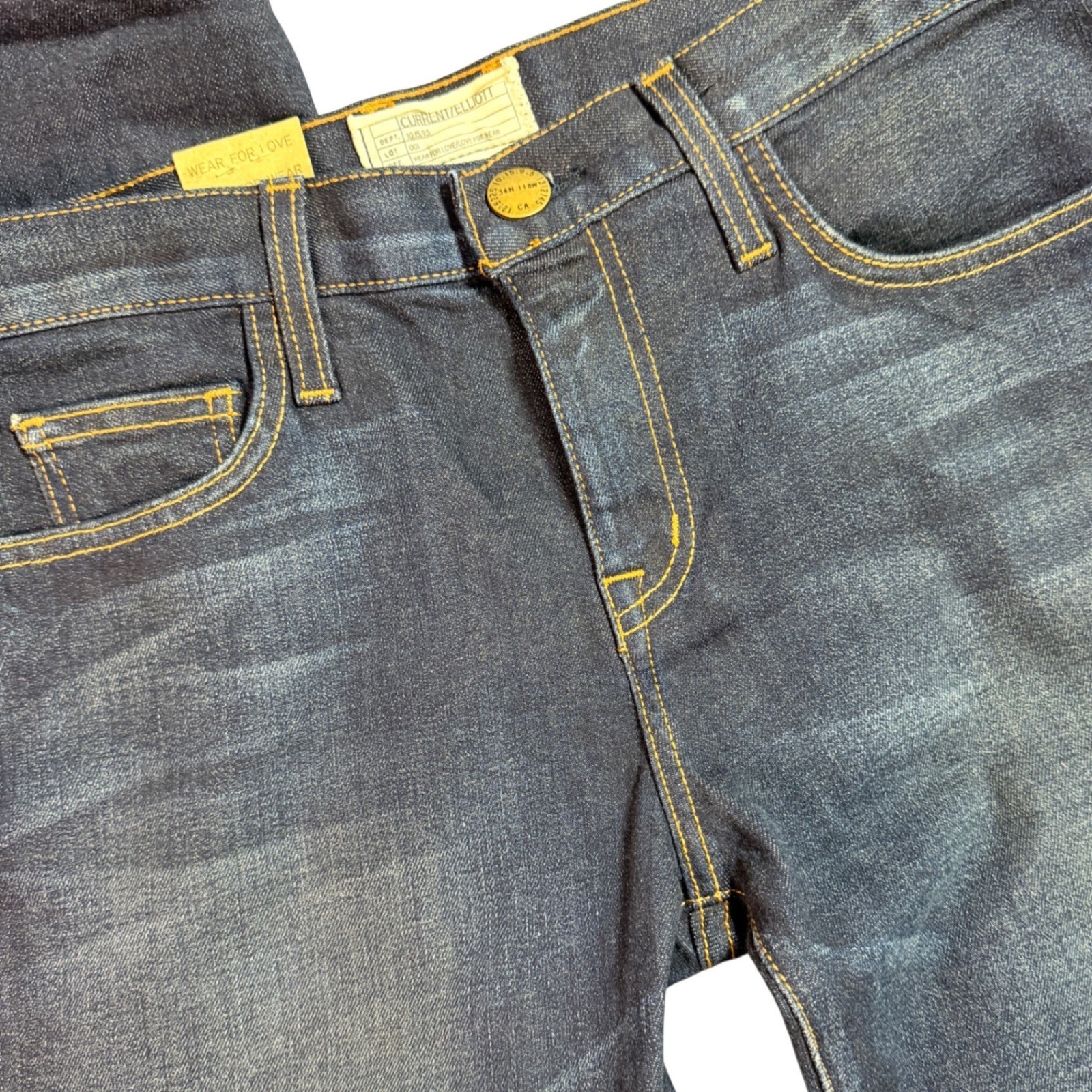 The Selvedge Boyfriend Monroe Jeans Dark Wash Indigo 26 1633-0930 Vintage NWT