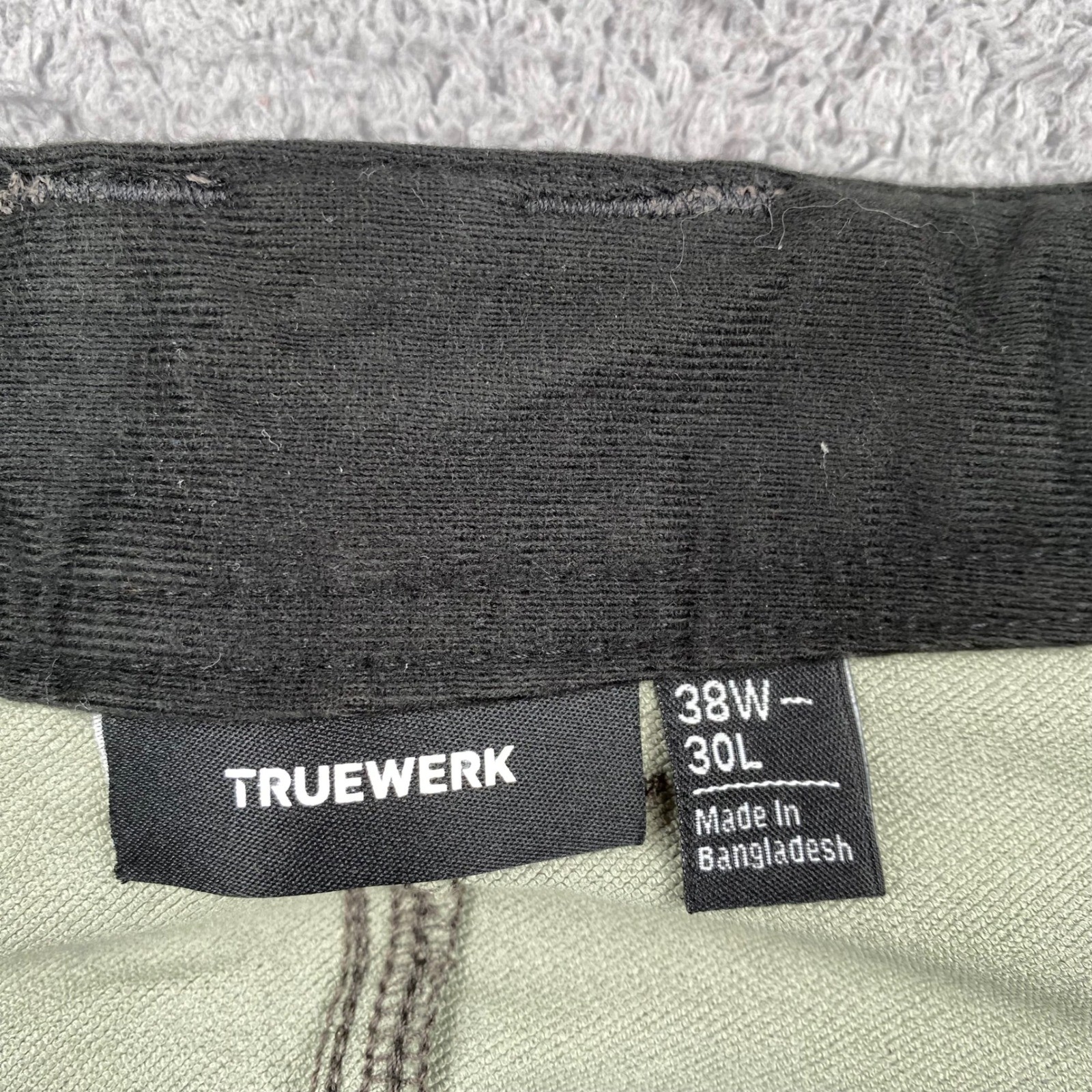Truewerk T2 Werkpant 38×30 Brown Workwear Technical Tactical Utility Cargo Pants