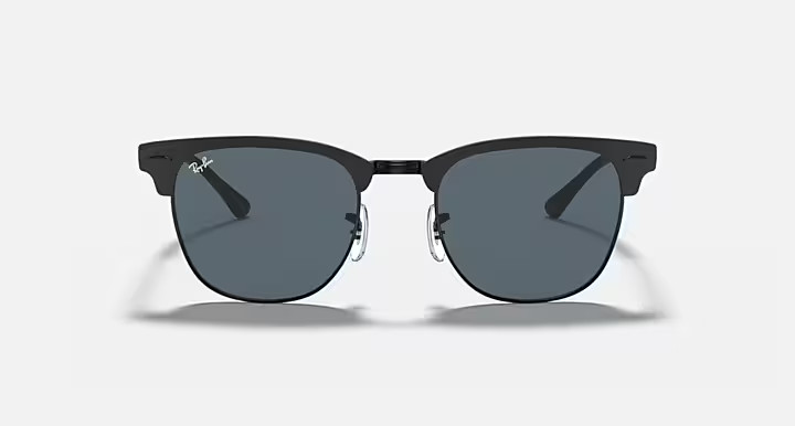 Ray-Ban Clubmaster Metal Grey Gradient Square Men’s RB3716 186/R5 51-21 NEW