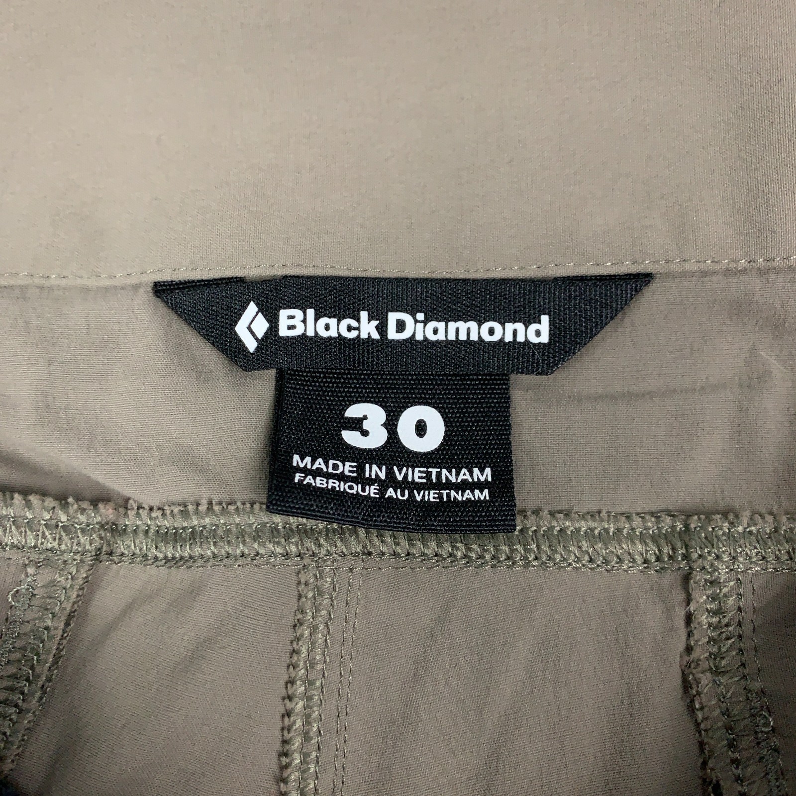 Black Diamond Pursuit Pants Men’s 30 x 30 Walnut 2-Way Stretch Hiking Climbing