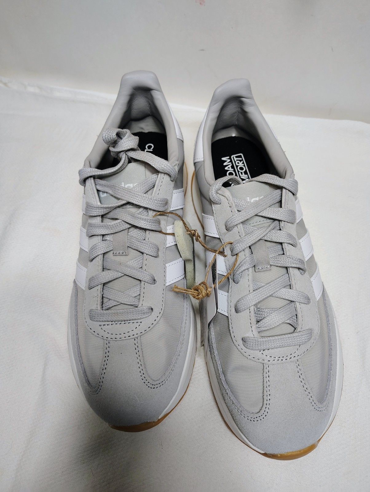 Adidas Cloudfoam Grey And White Women’s 7.5