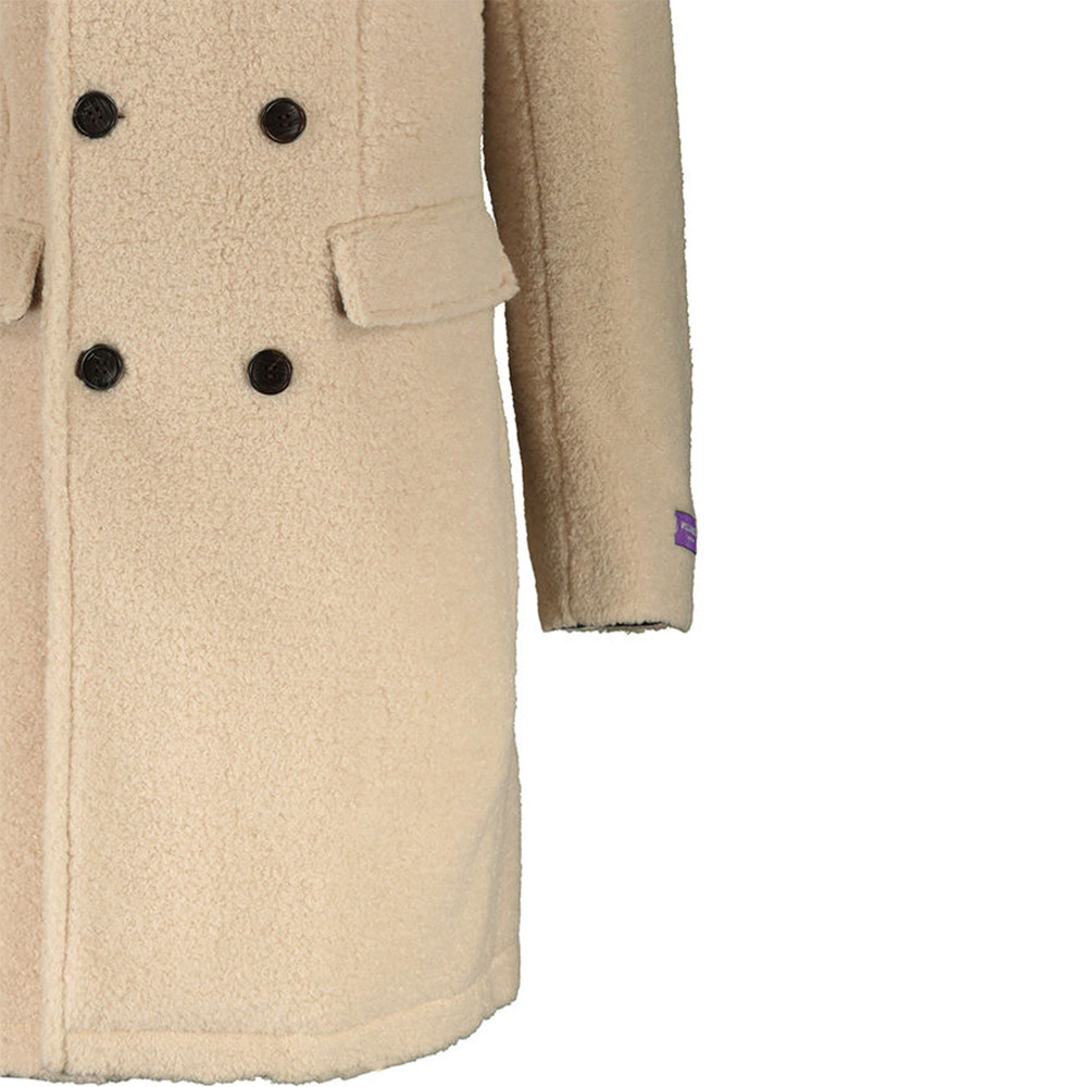 WILLIAM HUNT Faux Shearling Coat Double Breasted Overcoat Size 50 – RP £700.00