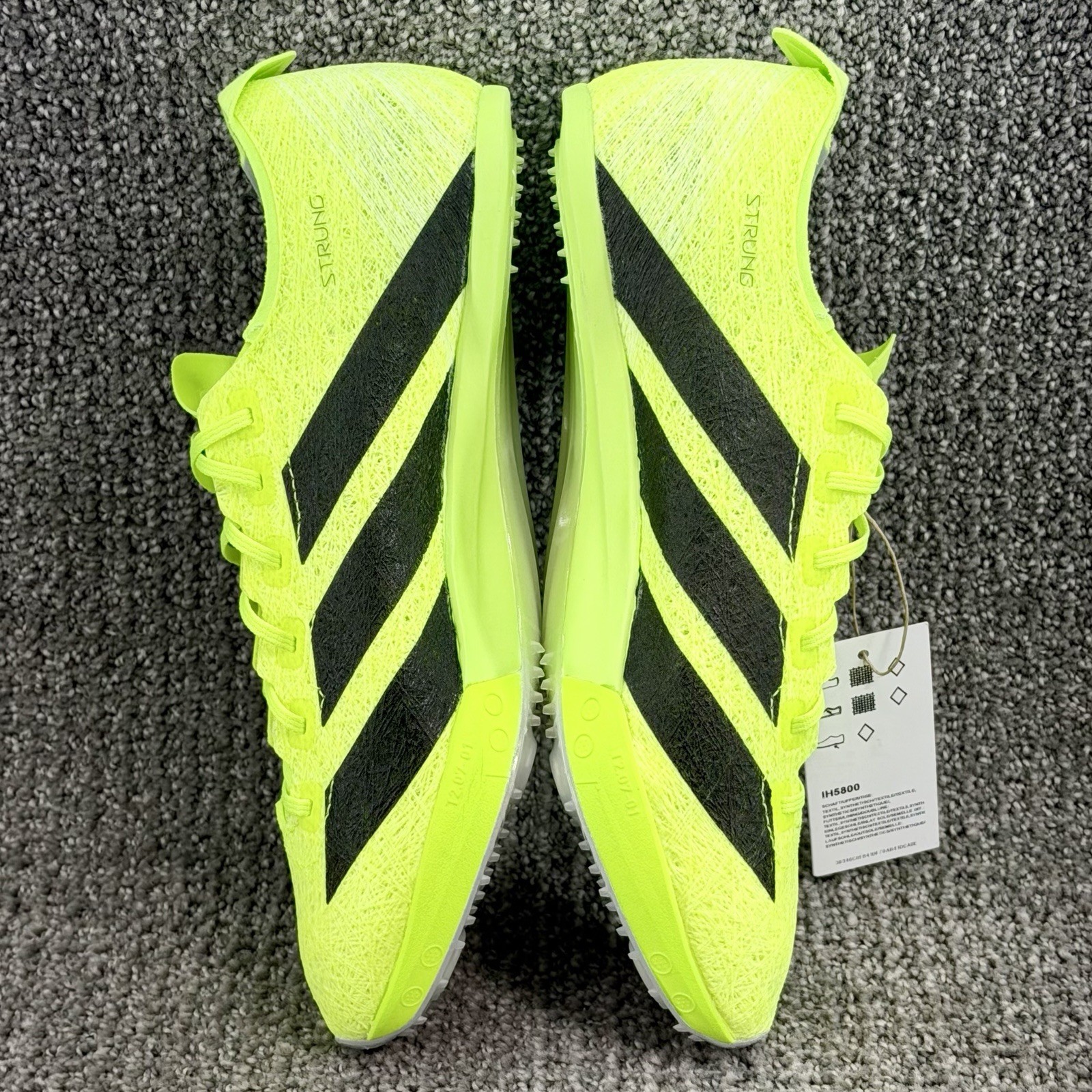 Adidas Adizero Prime SP 3 Strung Lucid Lemon Track Cleats IH5800 Men’s Size 7