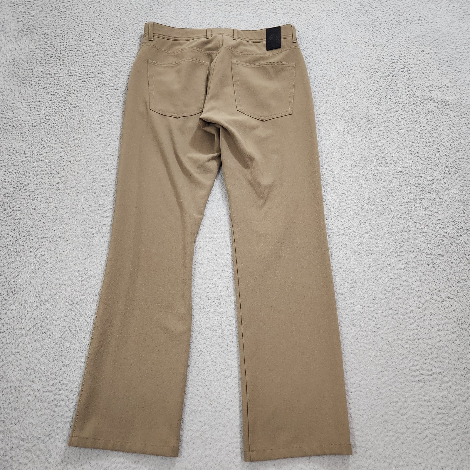 Alberto Pants Mens 30×32 (Fits 31×30) Brown Stone Chino Modern Fit Ceramica