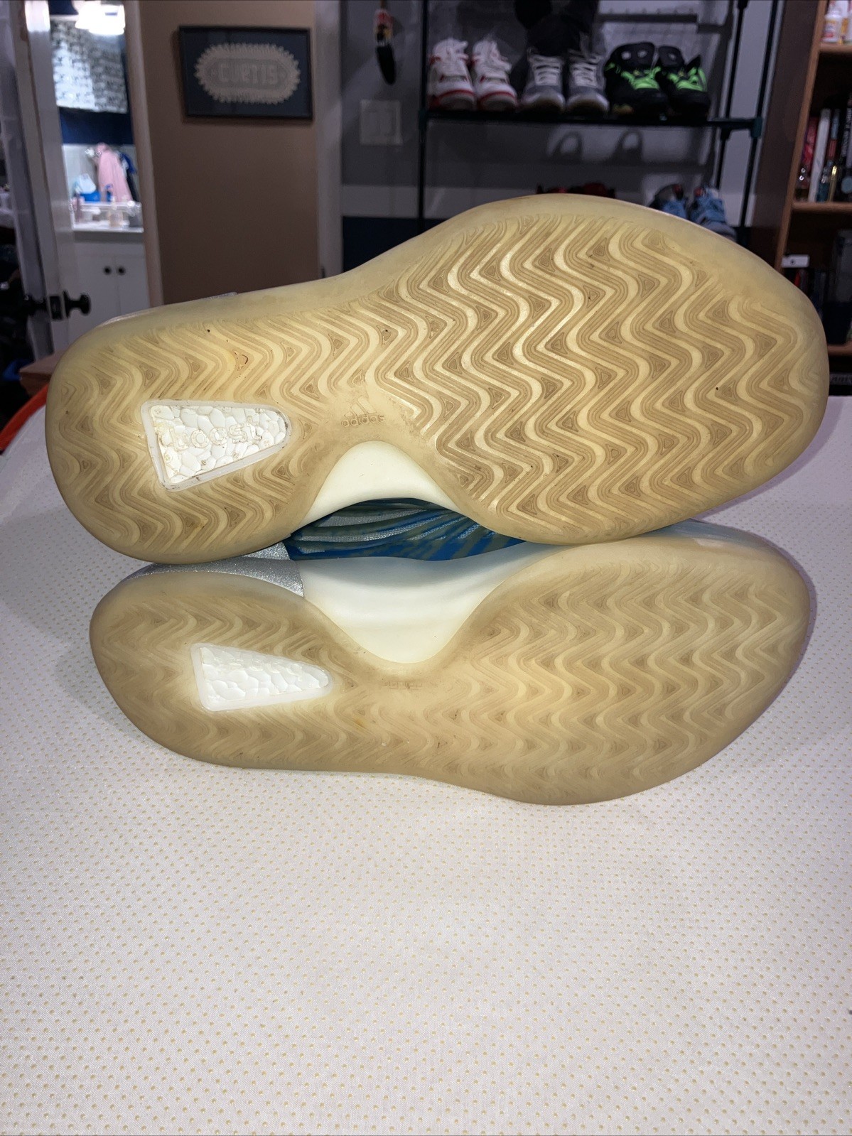 Adidas Yeezy Quantum Frozen Blue Size 8