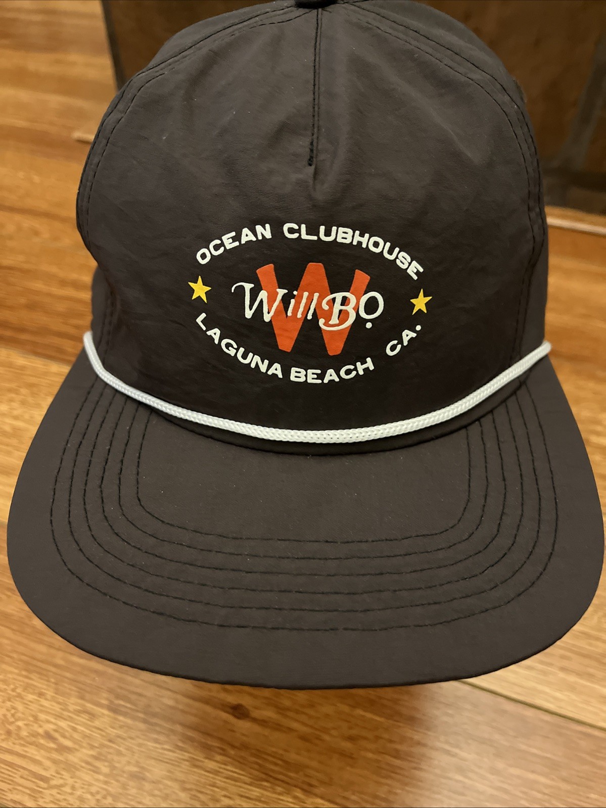 WILLBO Heritage Dub Rope Hat Laguna Beach W Logo Nylon New