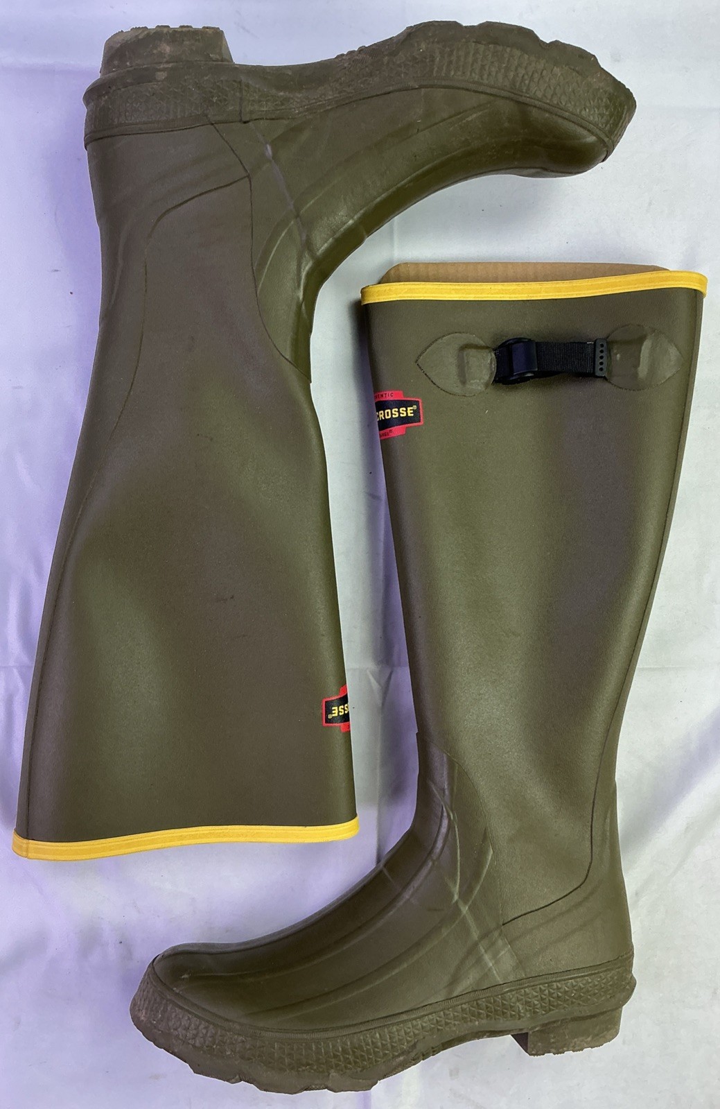 LaCrosse Men’s Grange Rubber Mud Boots-OD Green-Size: 10