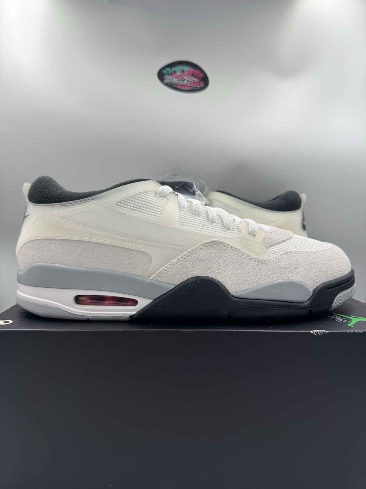 Nike Air Jordan 4 RM White Light Smoke Grey FQ7939-108 Size 13