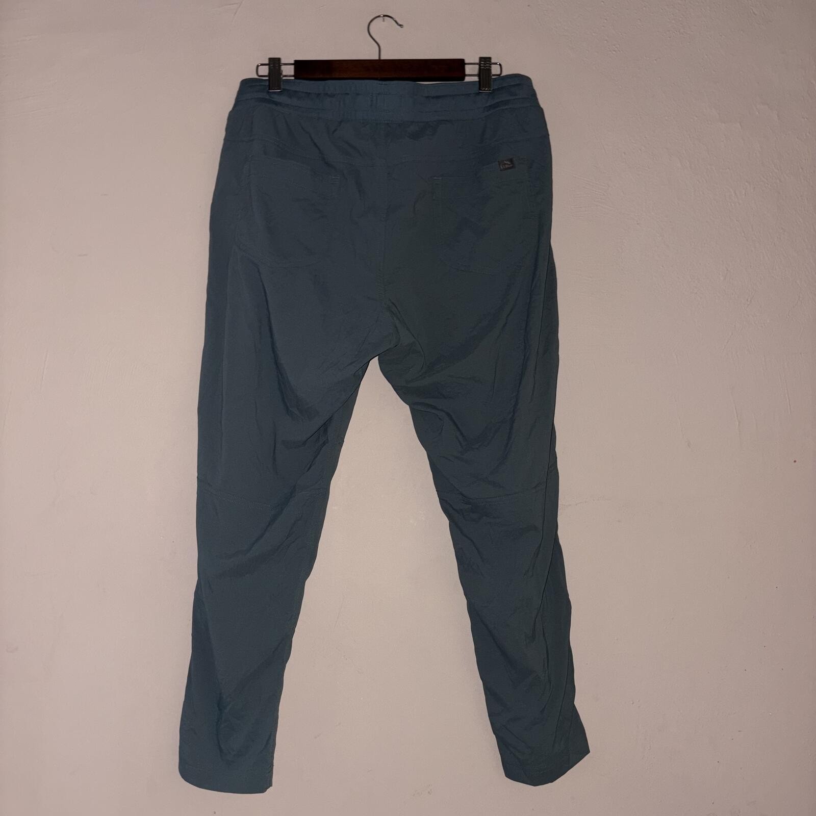 L.L.Bean Vista Camp Pants Slim-Leg – Blue – Size Large Petite (L PET)