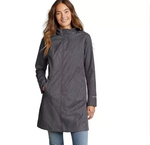 Eddie Bauer Women’s Girl on the Go Trench Coat, Medium Size, New