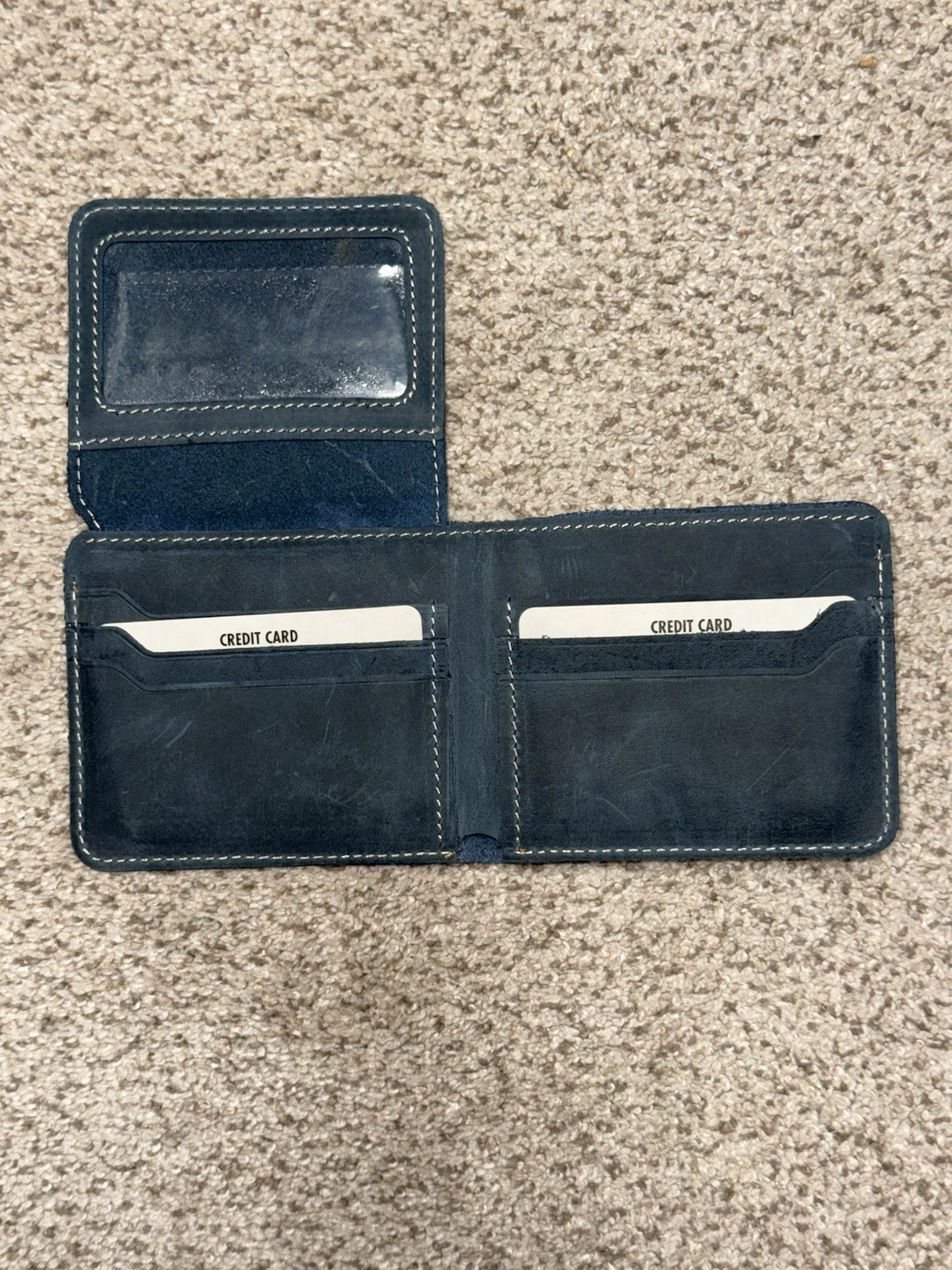 Bifold Wallet for Men – Blue