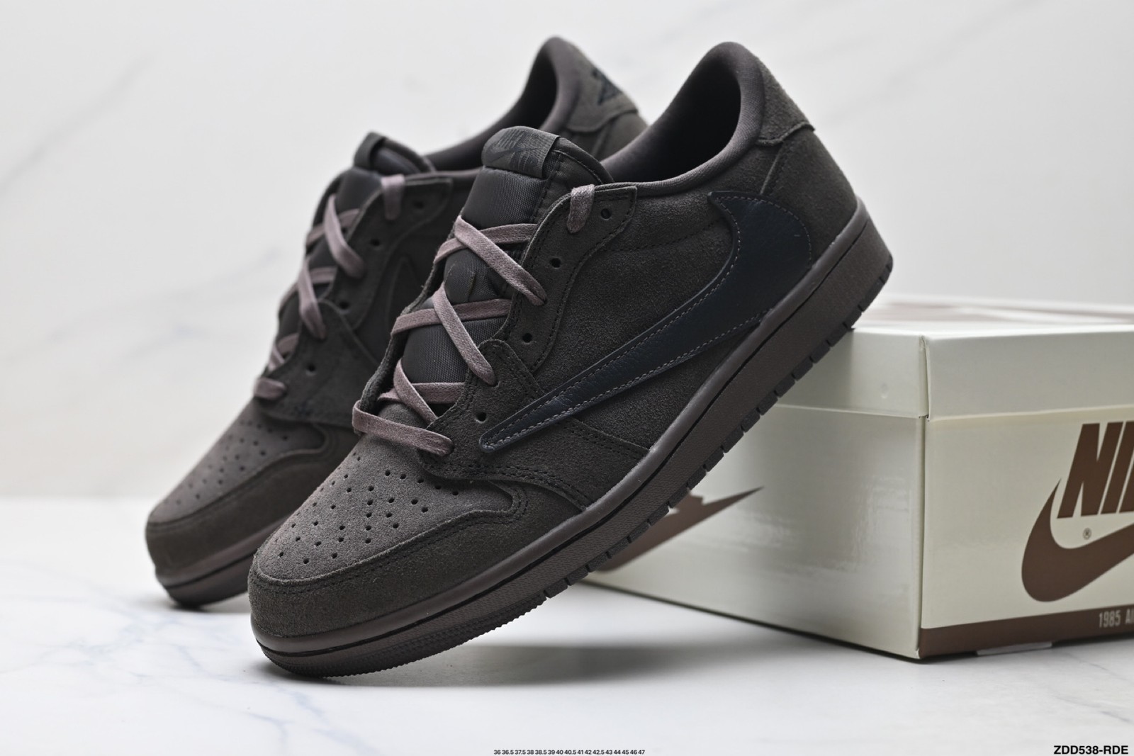 New AJ1 OG Low Travis Scott Velvet Brown DM7866-202