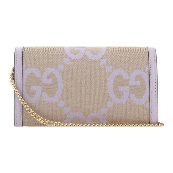 Gucci women’s casual canvas and leather wallet 7.48×7.1 in