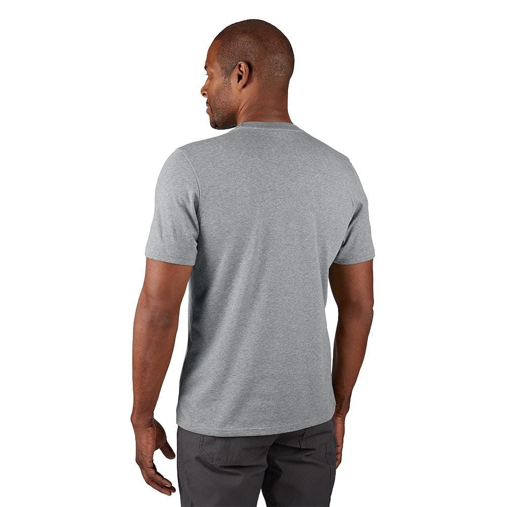Milwaukee Men’s Large Gray Cotton/Polyester Short-Sleeve Hybrid Work T-Shirt